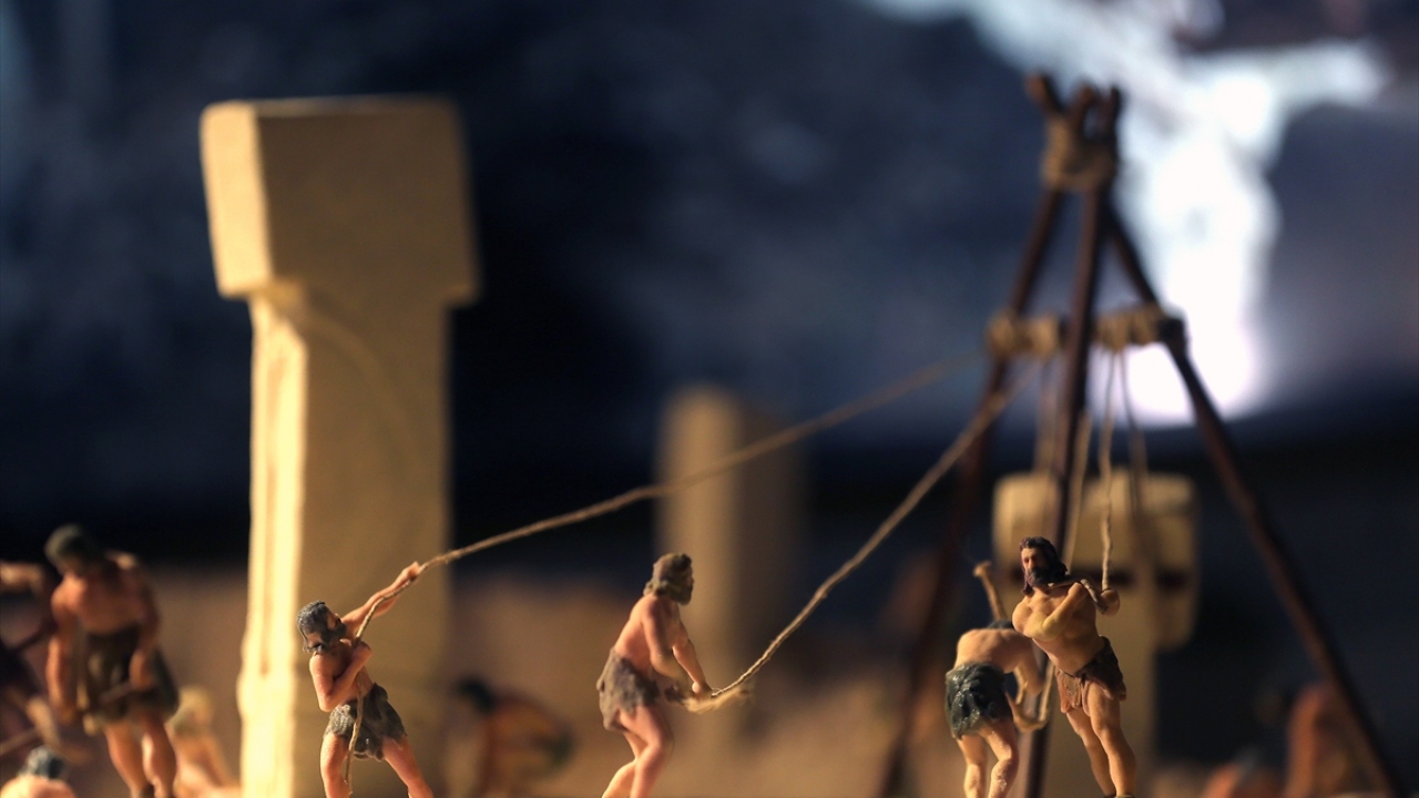 Müzede Göbeklitepe canlandırması da yer alıyor.