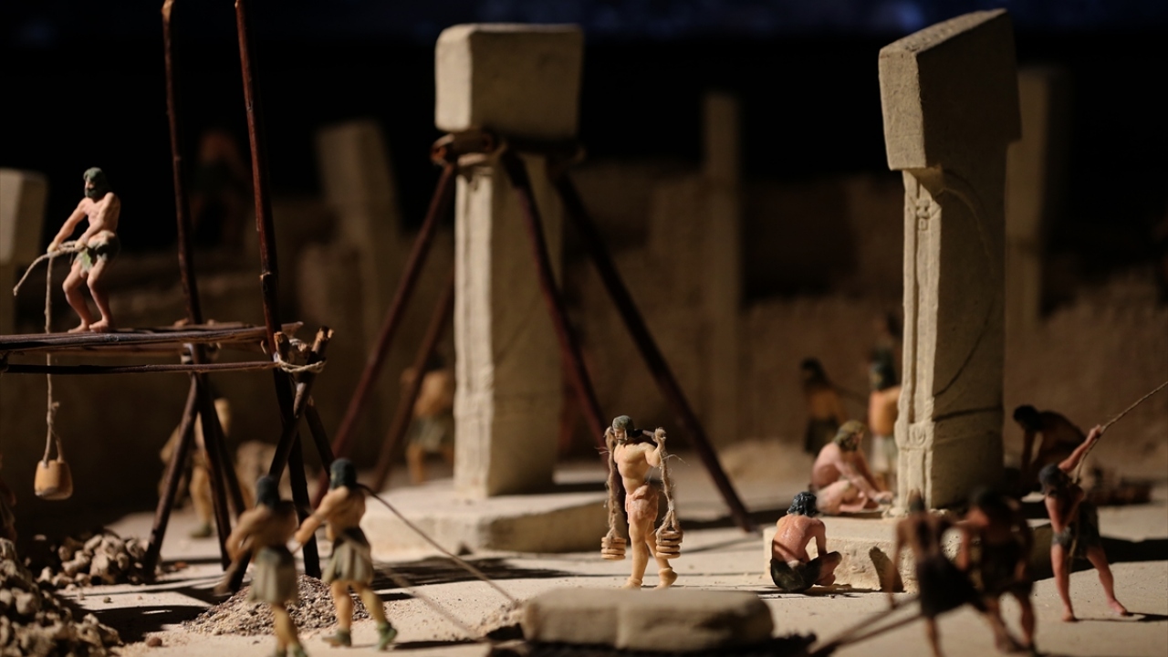 Müzede Göbeklitepe canlandırması da yer alıyor.