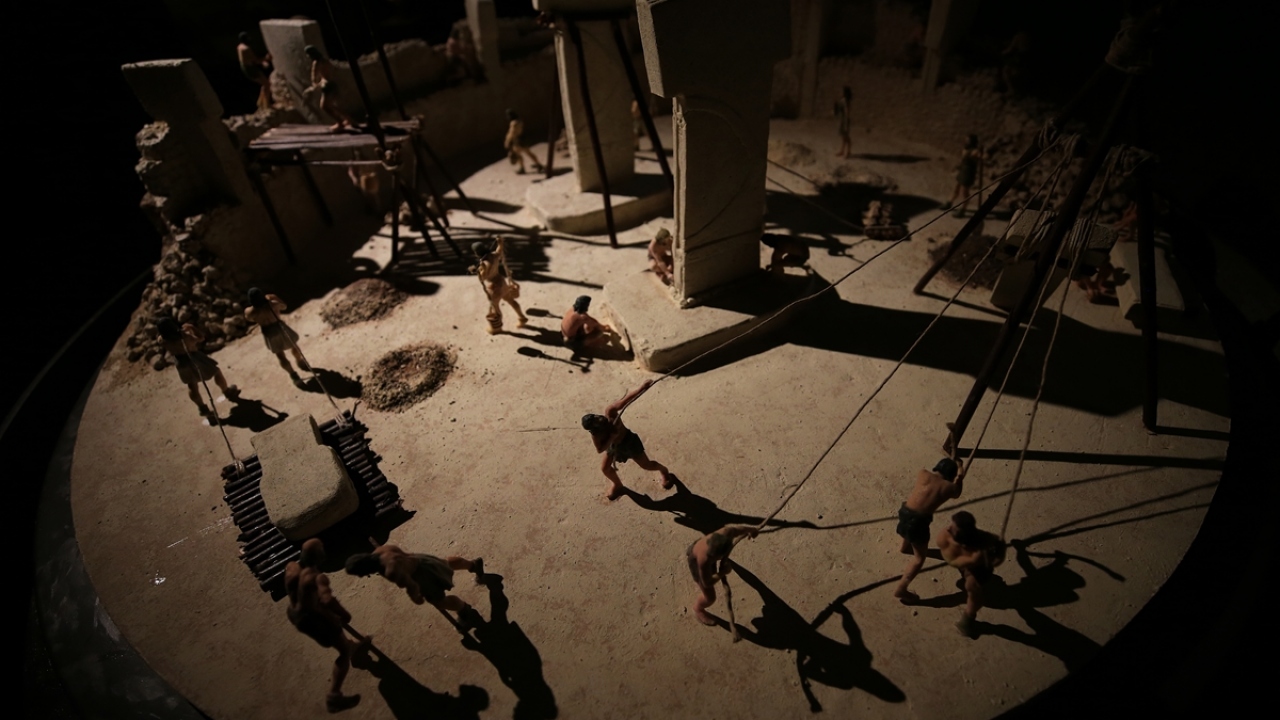 Müzede Göbeklitepe canlandırması da yer alıyor.