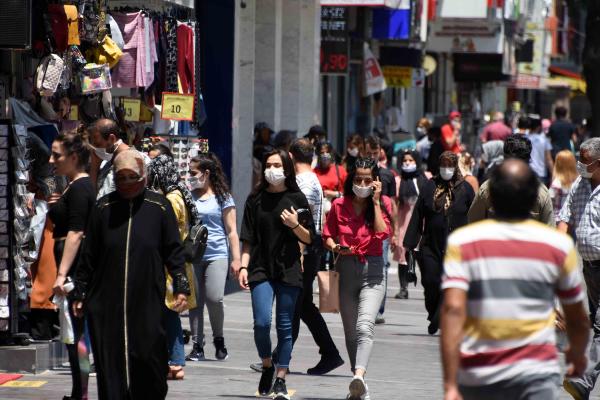 Geçen hafta vaka artışının en yüksek olduğu iller