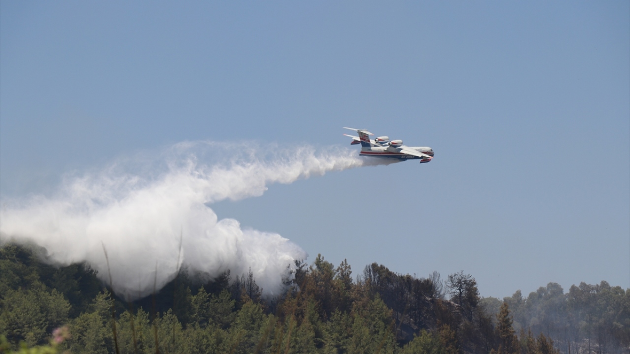 Yurtpınar Mahallesi Belen mevkisindeki ormanlık alanda henüz belirlenemeyen nedenle yangın başladı.