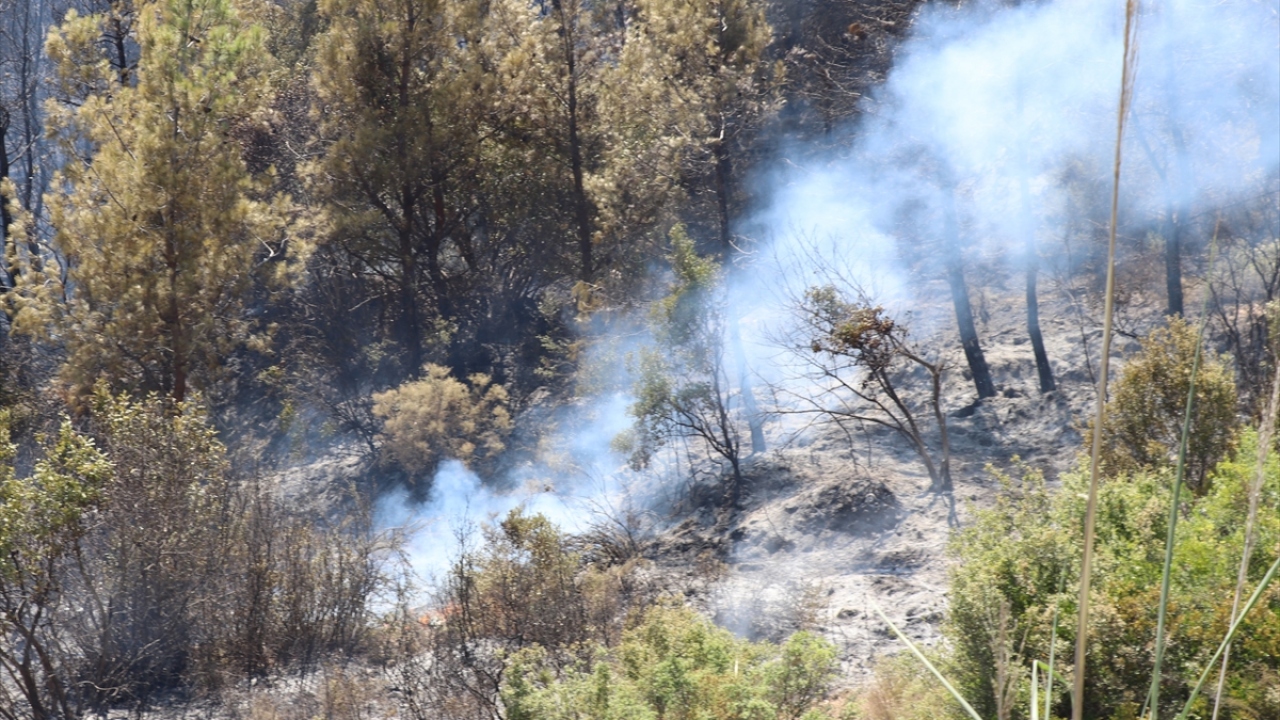 Çiftçi Ahmet Özenç, yangının bir anda yerleşim alanlarına ilerlediğini söyledi. 