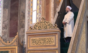 Ayasofya Camii'nde 86 yıl sonra ilk hutbe