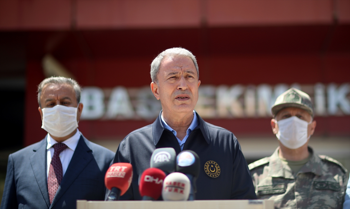 Akar, ziyaretin ardından gazetecilere açıklama yaptı.