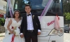 Yolcu otobüsünü gelin arabası yaptı