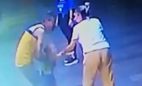 Kucağına aldığı çocuğu annesi gelince bırakan şüpheli tutuklandı