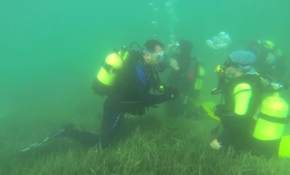 Su altı arkeolojisinde görev alan personele eğitim veriliyor