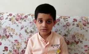 Küçük Taha'dan tedavisini üstlenen Cumhurbaşkanı Erdoğan'a bayram mesajı