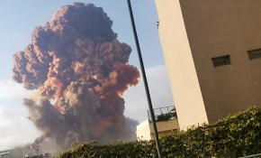 Lübnan'ın başkenti Beyrut'ta patlama