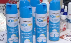 Ortam dezenfektanı 'BORTAM' kullanıma hazır