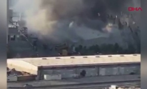 Beyrut'taki patlamadan yeni görüntüler yayınlandı