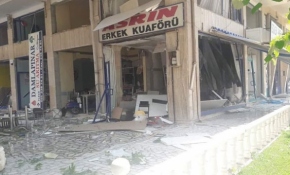 Konya'daki doğal gaz patlaması kamerada