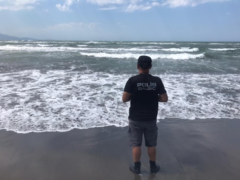 Samsun'da denizde kaybolan genci arama çalışmaları sürüyor