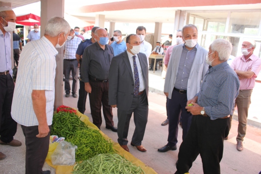 Taşova ve Suluova'da koronavirüs denetimi yapıldı