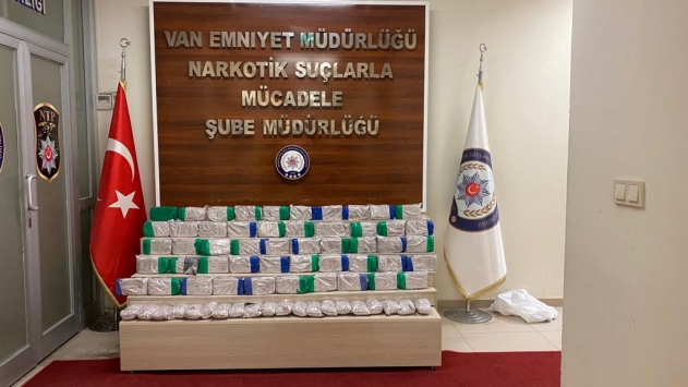 Van'da 61 kilo 495 gram eroin ele geçirildi