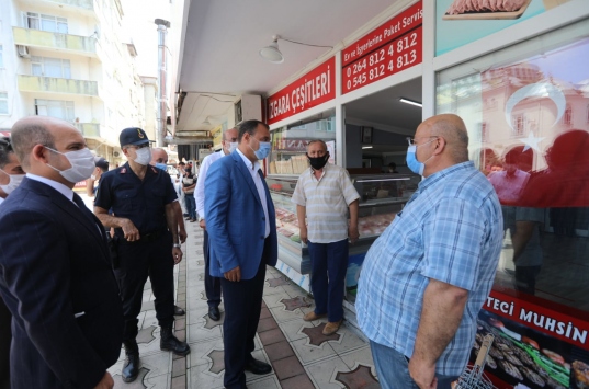 Vali Kaldırım, Kocaali ilçesinde denetimlere katıldı