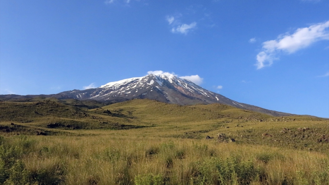 Iğdır ve Ağrı sınırları içerisinde yer alan ve 5 bin 137 metre yüksekliğiyle "Türkiye`nin çatısı" olarak nitelendirilen Ağrı Dağı hem iklim koşulları hem de bitki örtüsüyle dikkati çekiyor.