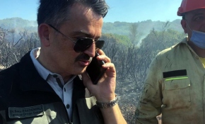 Cumhurbaşkanı Erdoğan'dan yangınla mücadele eden işçilere moral telefonu