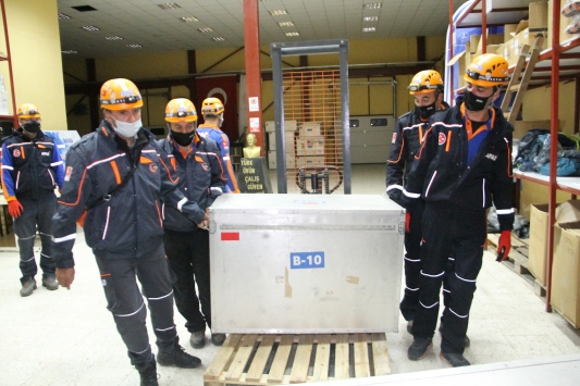 Marmara Depremi'nin 21. yılı nedeniyle Erzurum'da tatbikat yapıldı