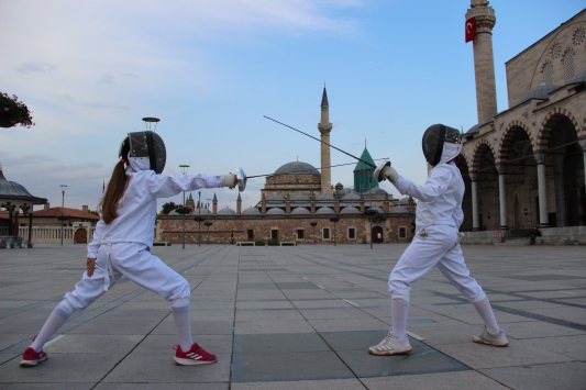 "Şehir Şehir Eskrim" projesinin yeni durağı Konya oldu