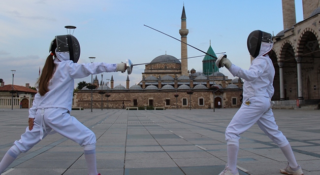 "Şehir Şehir Eskrim" projesinin yeni durağı Konya oldu