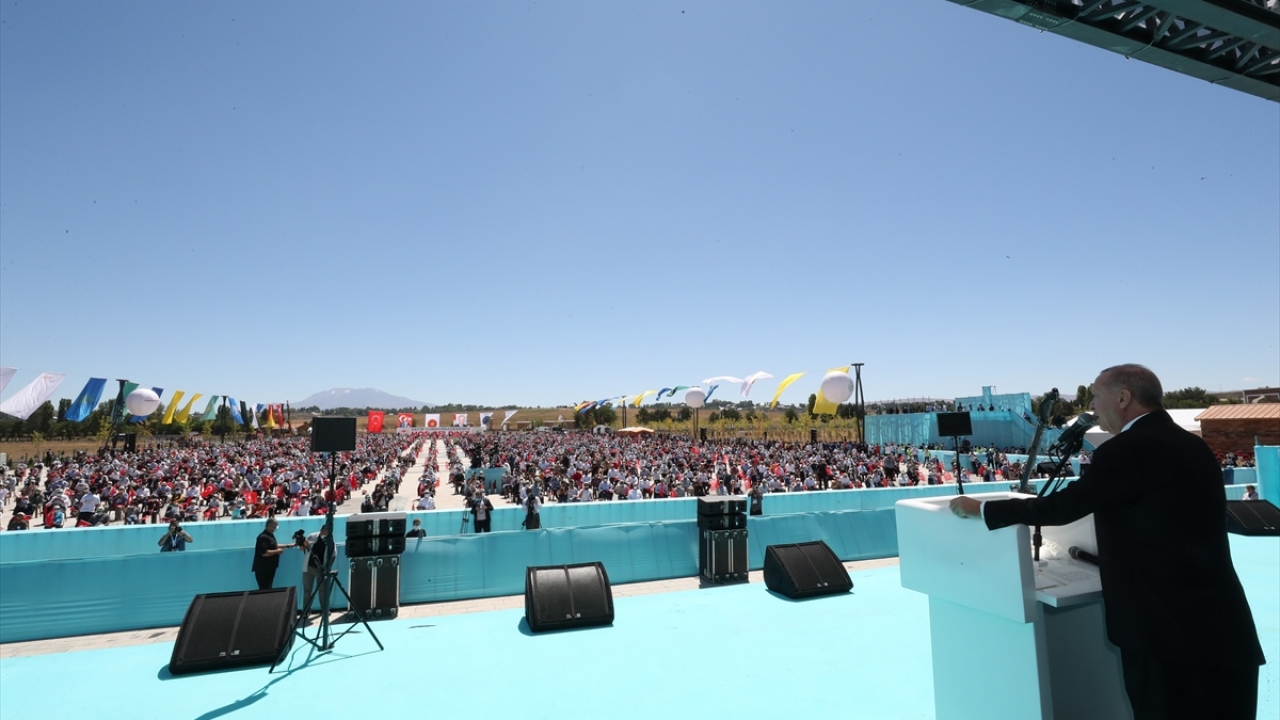 Cumhurbaşkanı Erdoğan, burada bir konuşma yaptı.