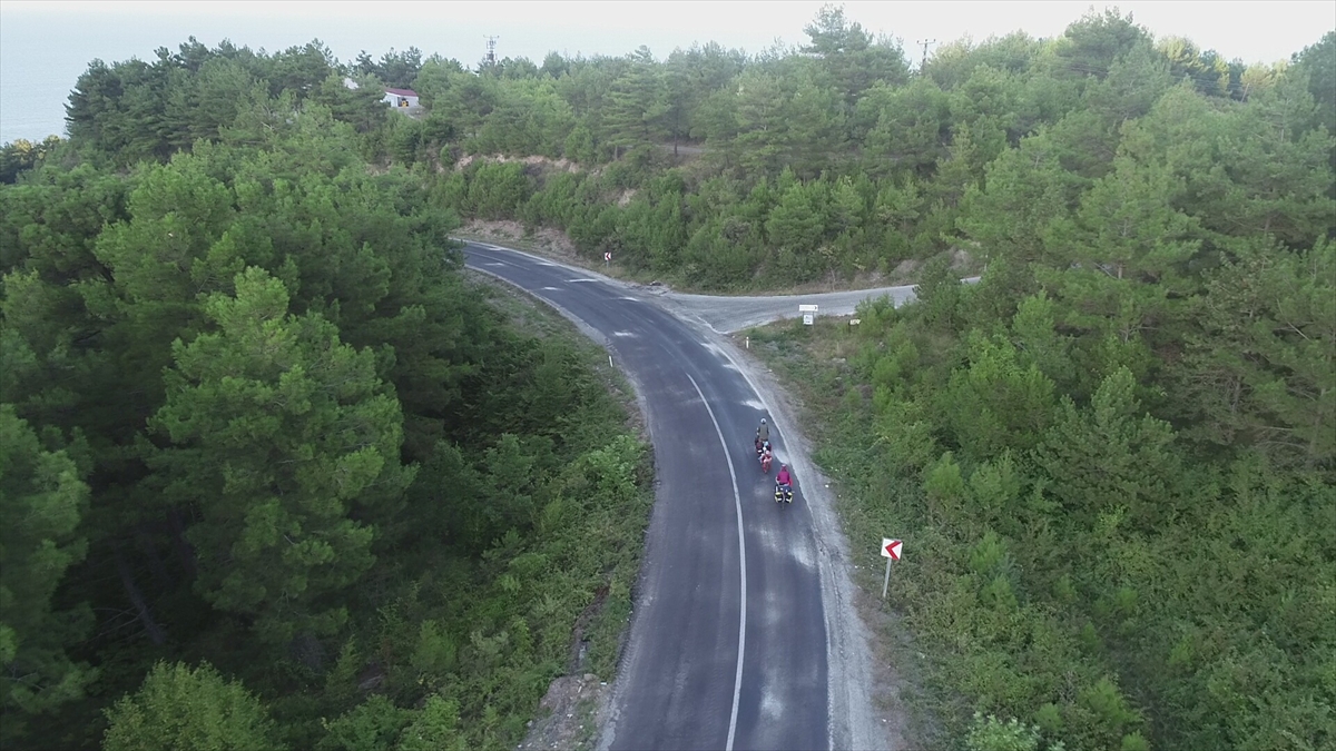 9 aylıkken bisikletle seyahatle tanışmış