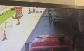 İstanbul'da benzin doldurulan araç böyle çalındı
