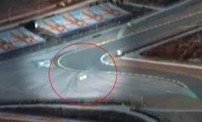 Bakan Varank 310 beygirlik araçla spin attı, pistten çıktı