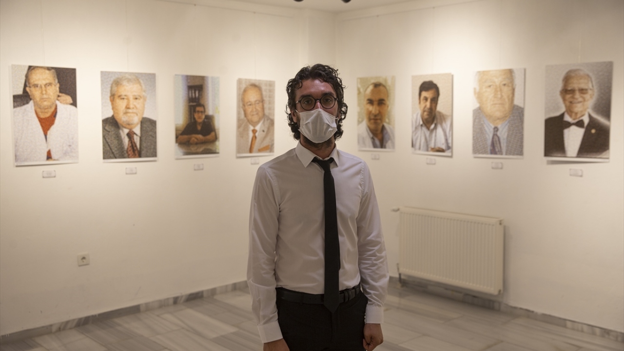 Müze Müdürü Bilal Sarıgül, yaptığı konuşmada, sergiyi, Trakya Üniversitesi Güzel Sanatlar Fakültesi Dr. Öğretim Üyesi Başar Hatırnaz ile hayatını kaybeden sağlık çalışanları anısına hazırladıklarını söyledi.