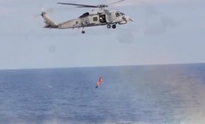 TCG Gemlik Fırkateyni ile Libya açıklarında eğitim