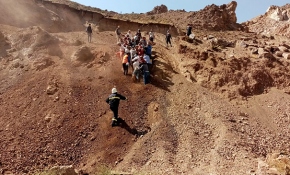 Van-Hakkari karayolundaki heyelan kamerada