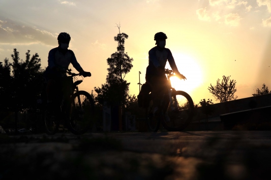 Van Gölü Kirlenmesin, Mavi Kalsın sloganıyla Ankaraya doğru pedal çeviriyorlar
