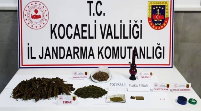Ormana ektiği keneviri hasat ederken yakalandı