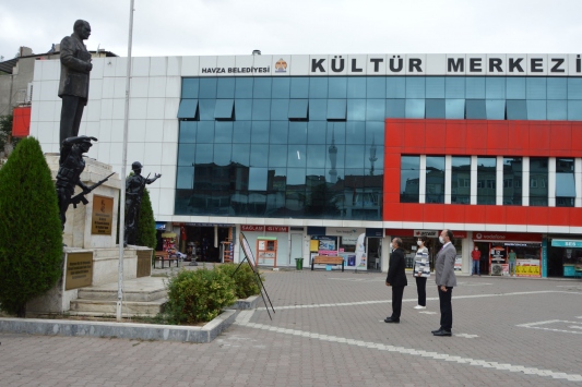 Havzada İlköğretim Haftası nedeniyle tören düzenlendi