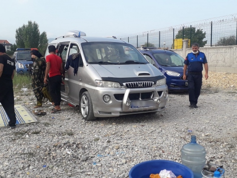 İnegölde dilenci operasyonu