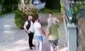 Halil Sezai'nin bir kişiyi darbettiği anın görüntüleri ortaya çıktı