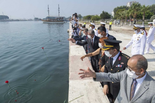 Ertuğrul Fırkateyni şehitleri Mersinde anıldı