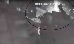 İzmir'de mutfak tüpünün bomba gibi patladığı anlar kamerada