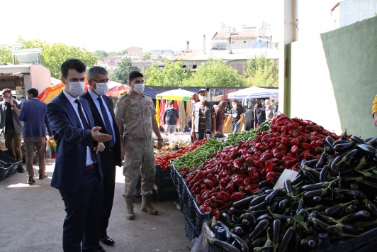 Suşehrinde "Kovid-19 tedbirleri" denetlendi