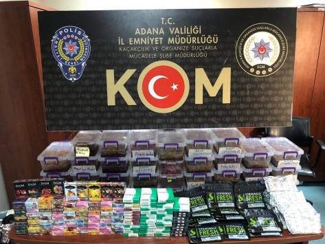 Adanada kaçakçılık ve sahte içki operasyonunda 3 kişi yakalandı