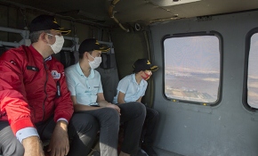 Şehit çocukları TEKNOFEST kapsamında helikopterle şehir turu yaptı