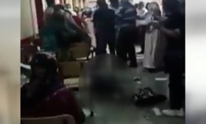 Maske uyarısına sinirlenen kişi sağlık çalışanını darbetti