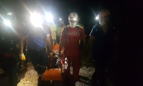 Bursa'da kestane toplarken uçuruma yuvarlanan kişi kurtarıldı