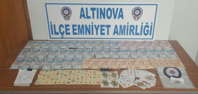 Yalovada kumar oynanan dernek lokalindeki 14 kişiye para cezası