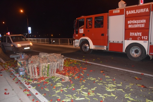 Şanlıurfada trafik kazası: 1 yaralı