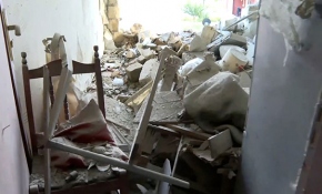 Havan mermilerinin yıktığı bölge: Terter