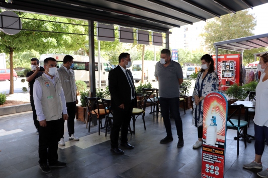 Gaziantepte gıda işletmelerine Kovid-19 denetimi
