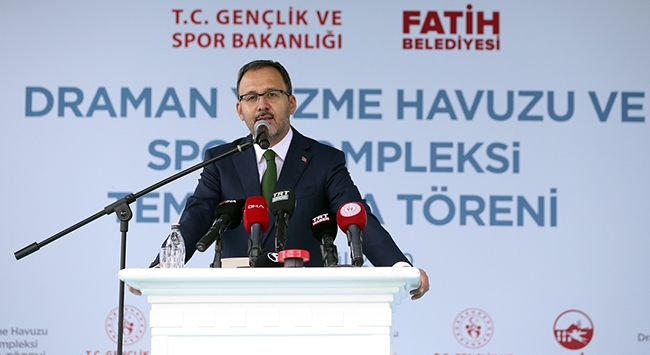 Bakan Kasapoğlu: Türkiyenin iddiası sporda da zirveye çıkmak