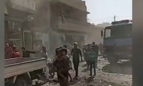 Bab'da bomba yüklü kamyonla saldırı: 7 ölü, 20 yaralı